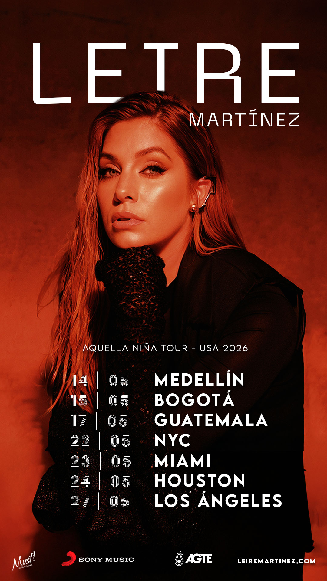 Leire Martínez — Aquella Niña Tour USA 2026