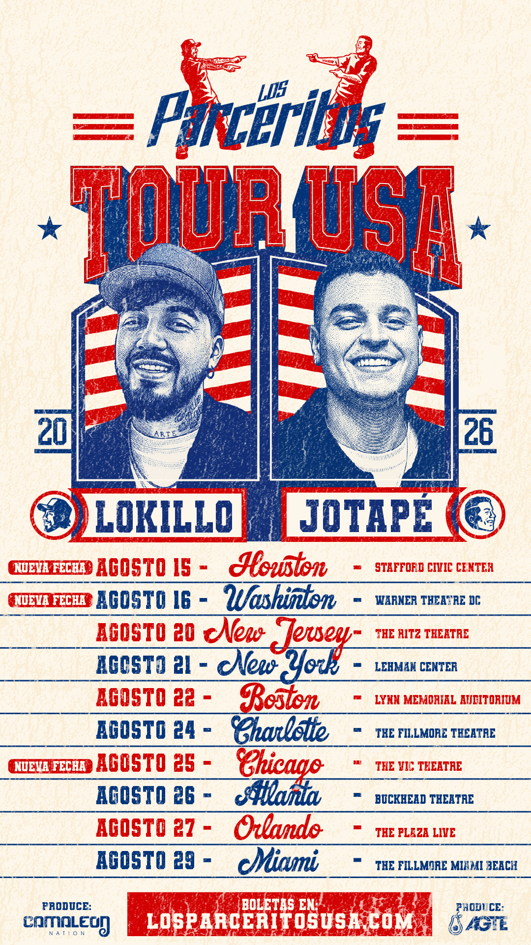 Los Parceritos — Tour USA 2026